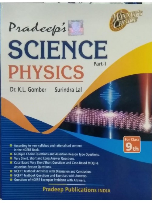 Pradeep's Science Physics Part - I for Class 9 (2024-25 ) at Ashirwad Publication